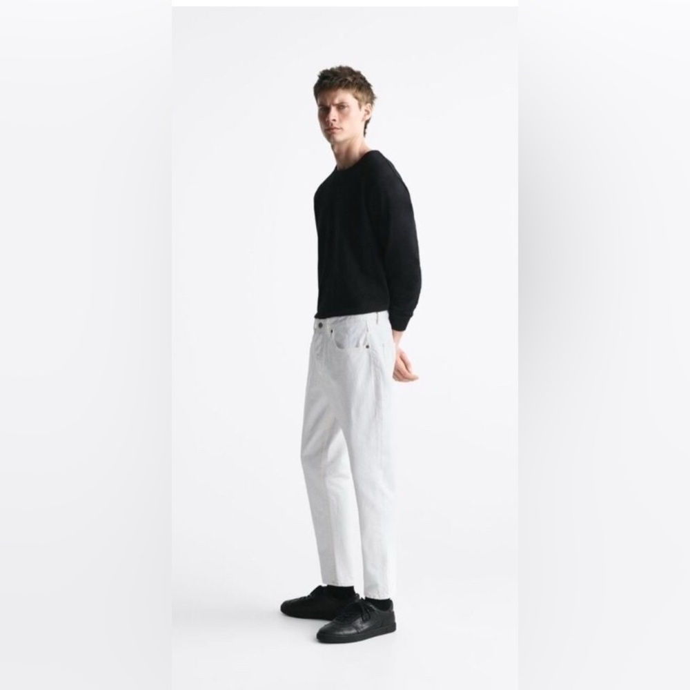 Zara Denim Standards White Man Jeans